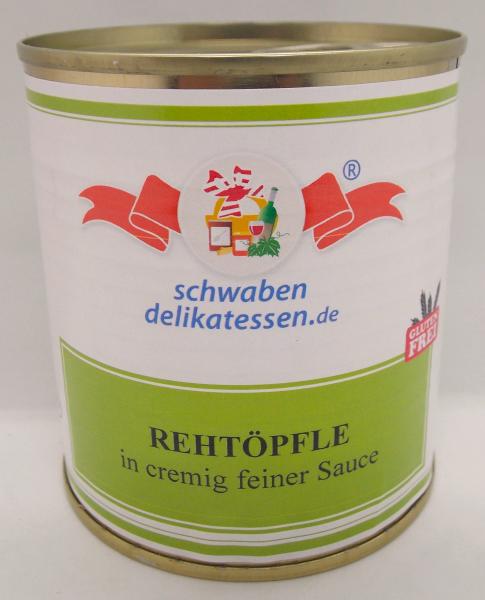 Rehtöpfle (Rehgulasch)