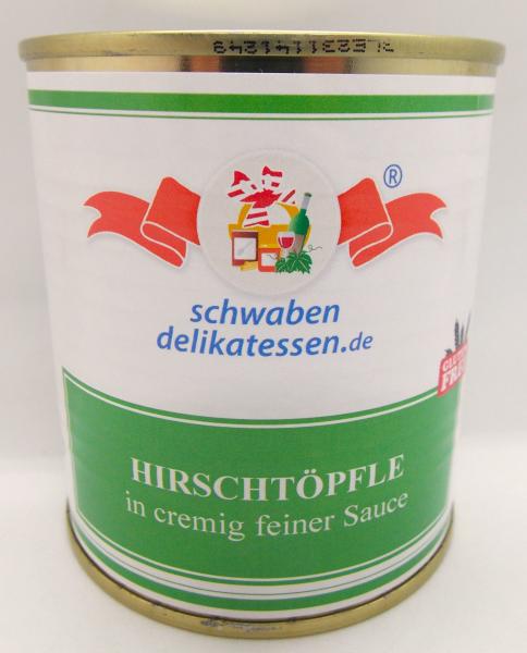 Hirschtöpfle (Hirschgulasch)